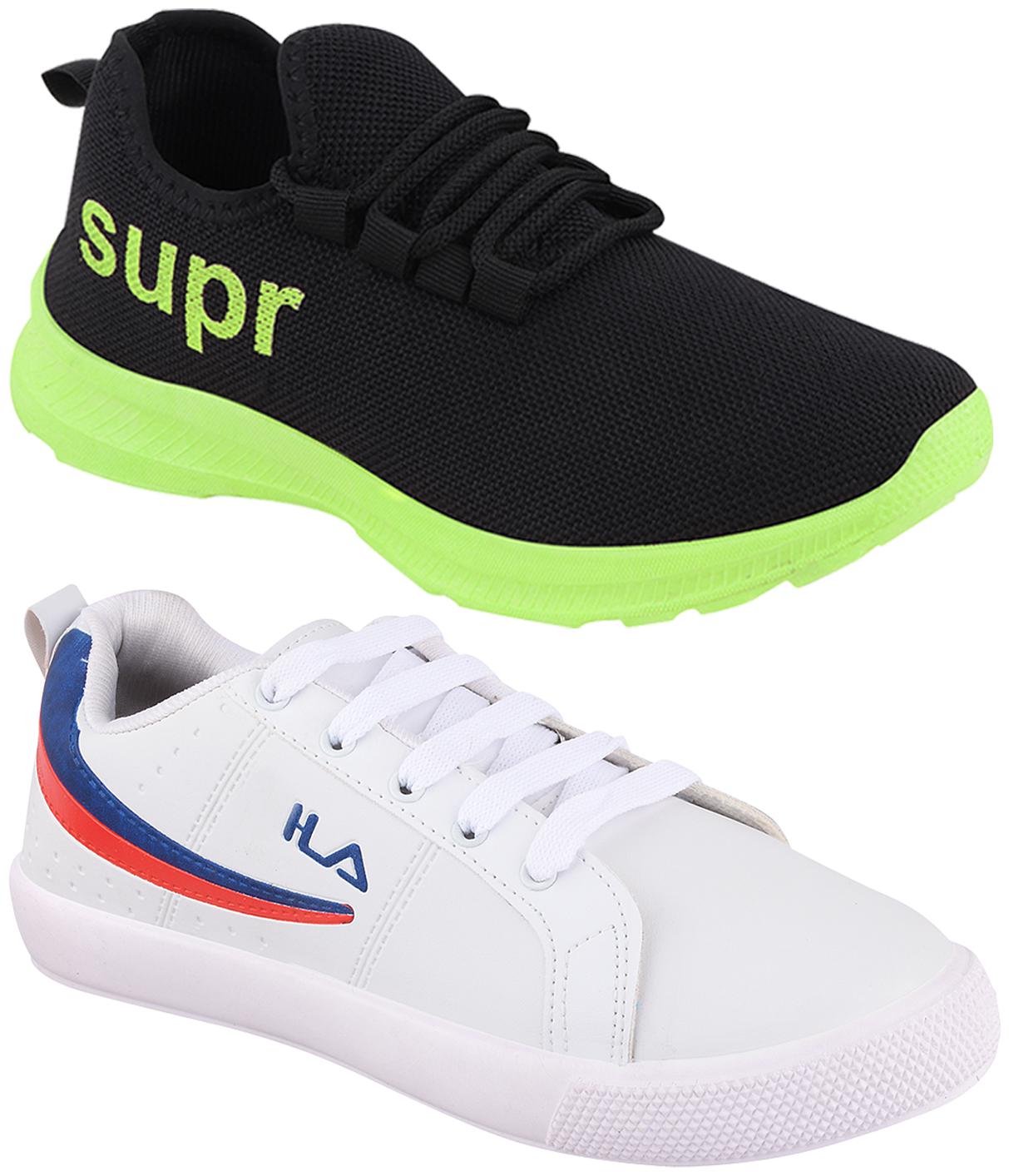 

Birde Multicolor Synthetic Casual Shoes For Men (Pack of 2)