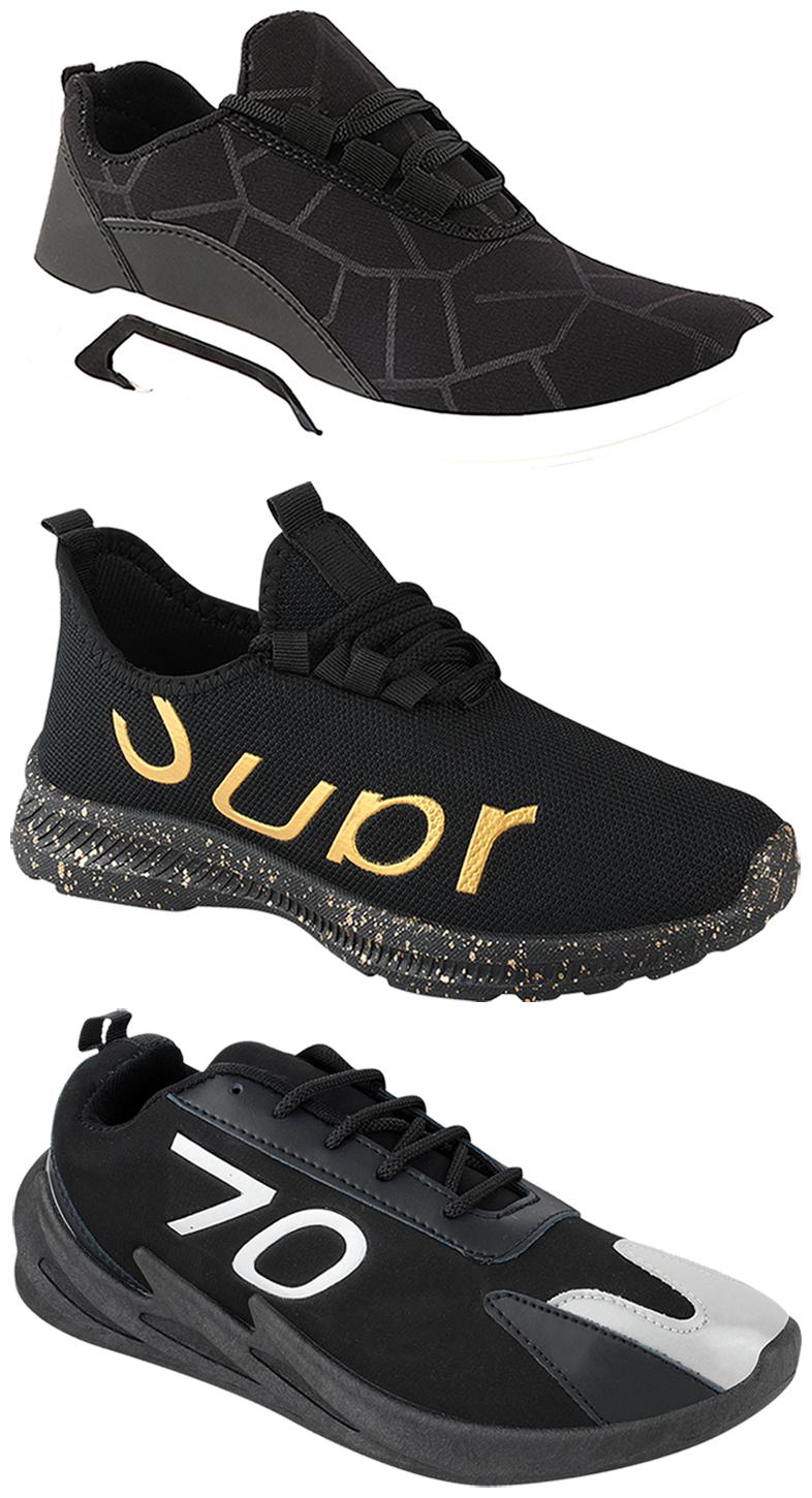 

Birde Men Multi-Color Casual Shoes - CASUAL SPORTS SNEAKERS RUNNNING SHOES - BRD-300-BLK-351-368