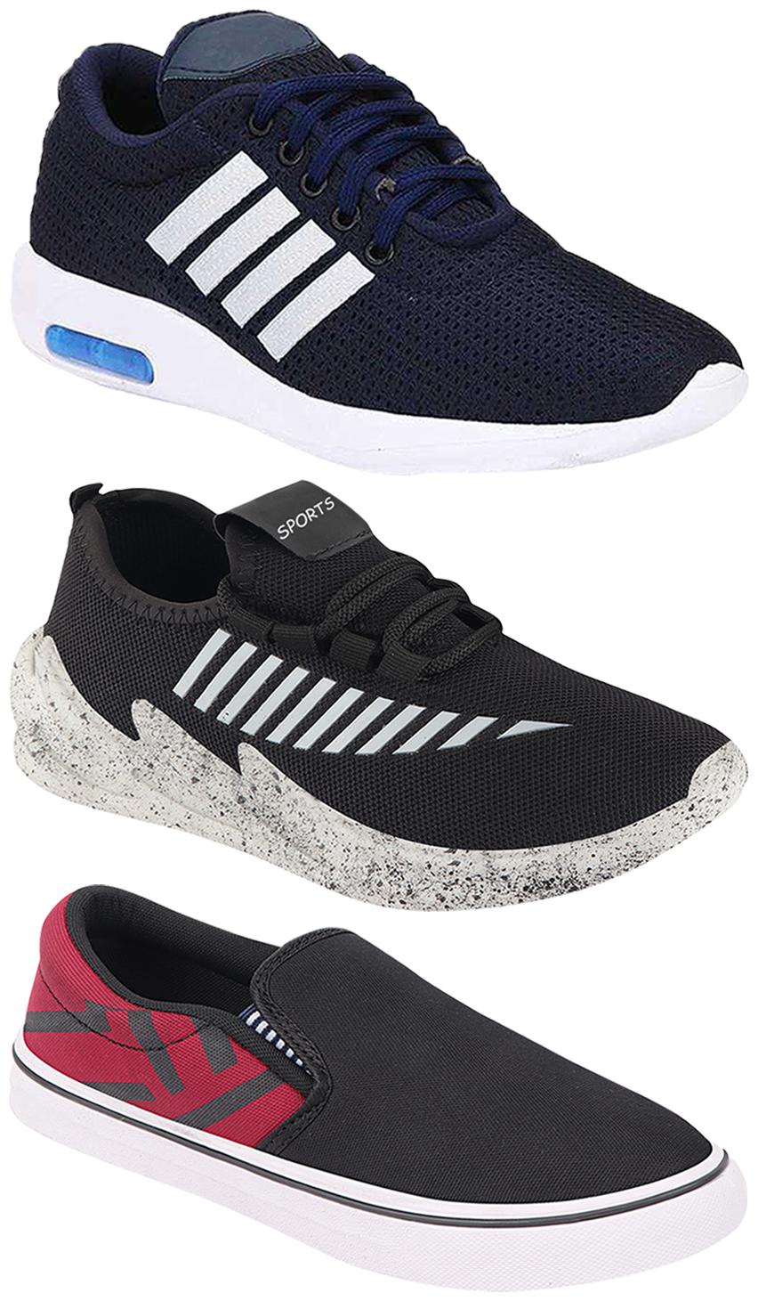 

Birde Men Multi-Color Casual Shoes - BRD-304-BLU BRD-308-MRN BRD-324-GRY