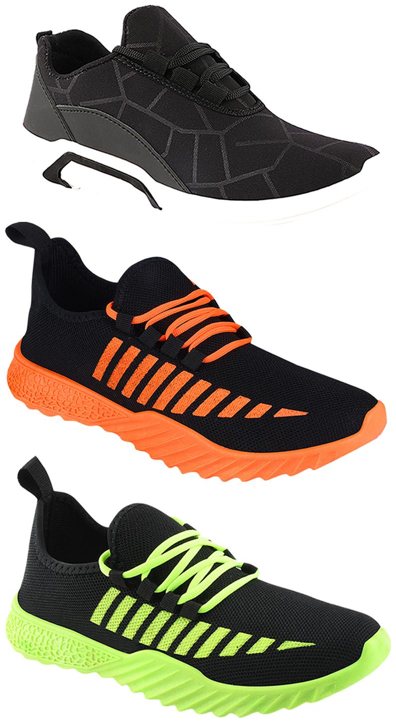

Birde Men Multi-Color Casual Shoes - BRD-300-BLK-359-361