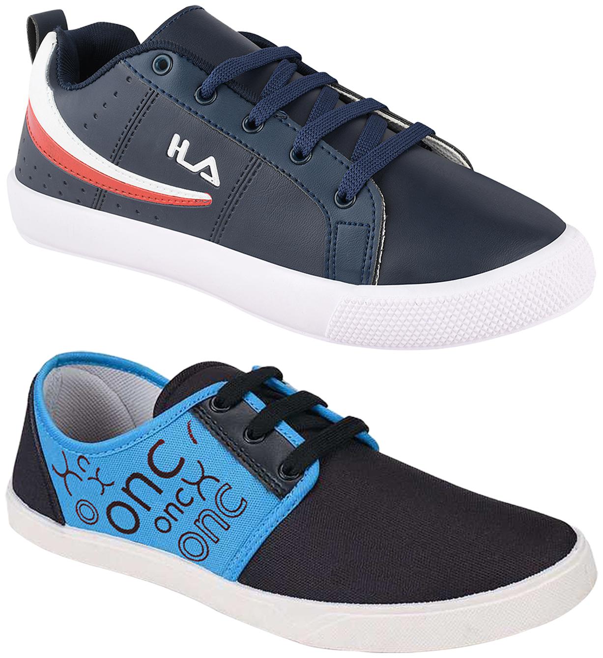 

Birde Men Multi-Color Casual Shoes - BRD-365-ON8-BLU