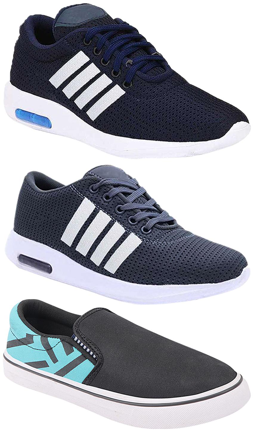 

Birde Men Multi-Color Casual Shoes - BRD-304-BLU BRD-304-GRY BRD-308-SGRN