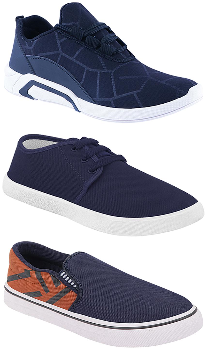 

Birde Men Multi-Color Casual Shoes - BRD-300-BLU-1078-308-TAN