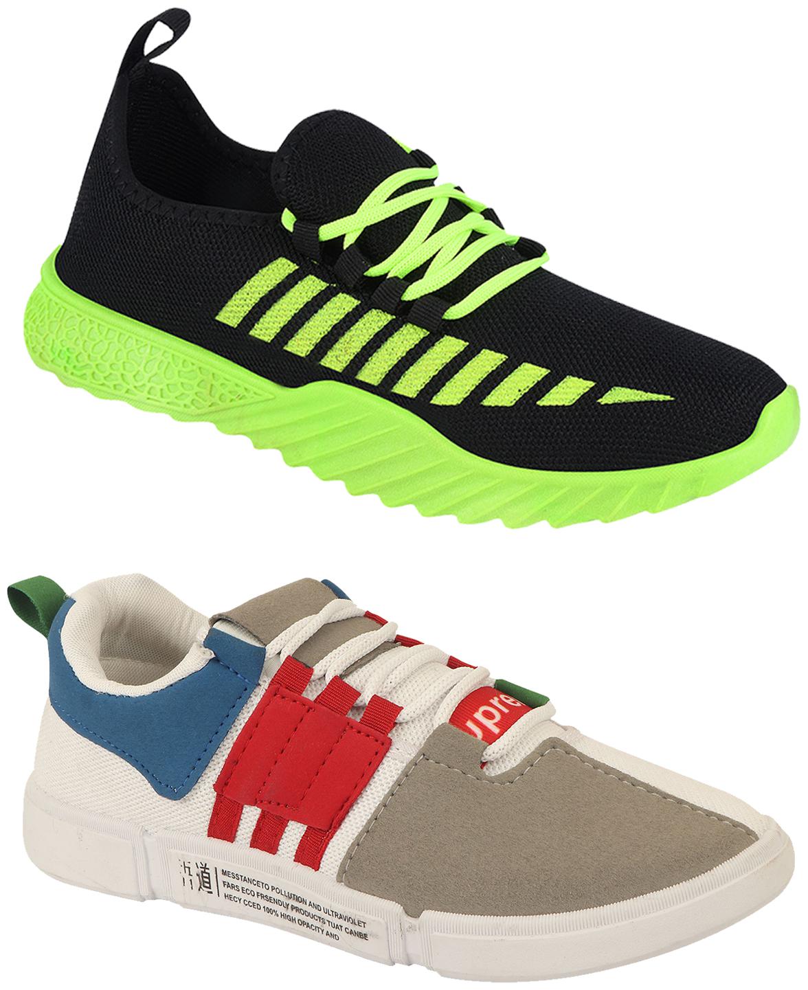 

Birde Men Multi-Color Casual Shoes - BRD-361-CHAMPION-1-WHT-GRY