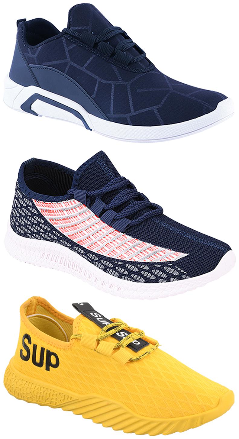 

Birde Men Multi-Color Casual Shoes - CASUAL SPORTS SNEAKERS RUNNNING SHOES - BRD-300-BLU-315-383