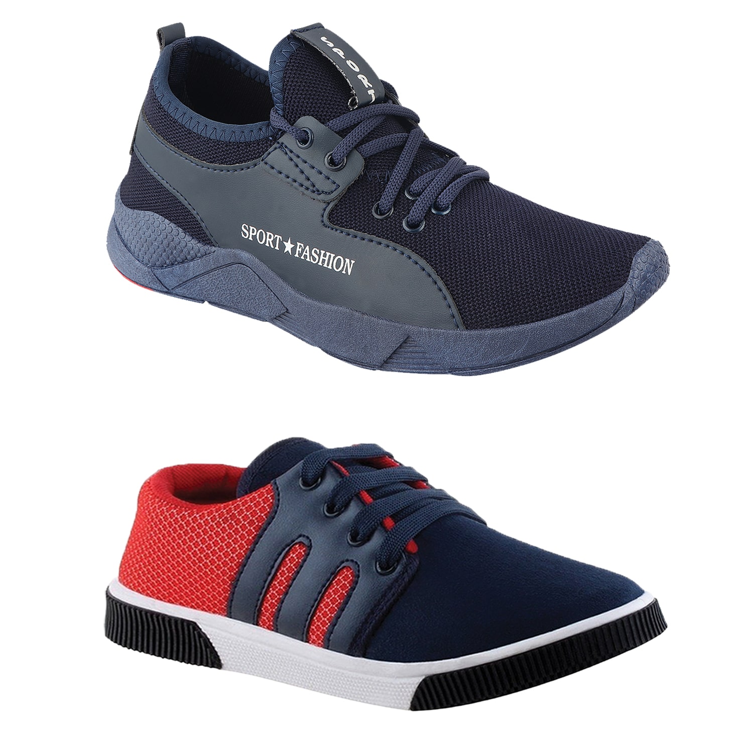 

Birde Multicolor Mesh Casual Shoes For Men (Pack of 2)