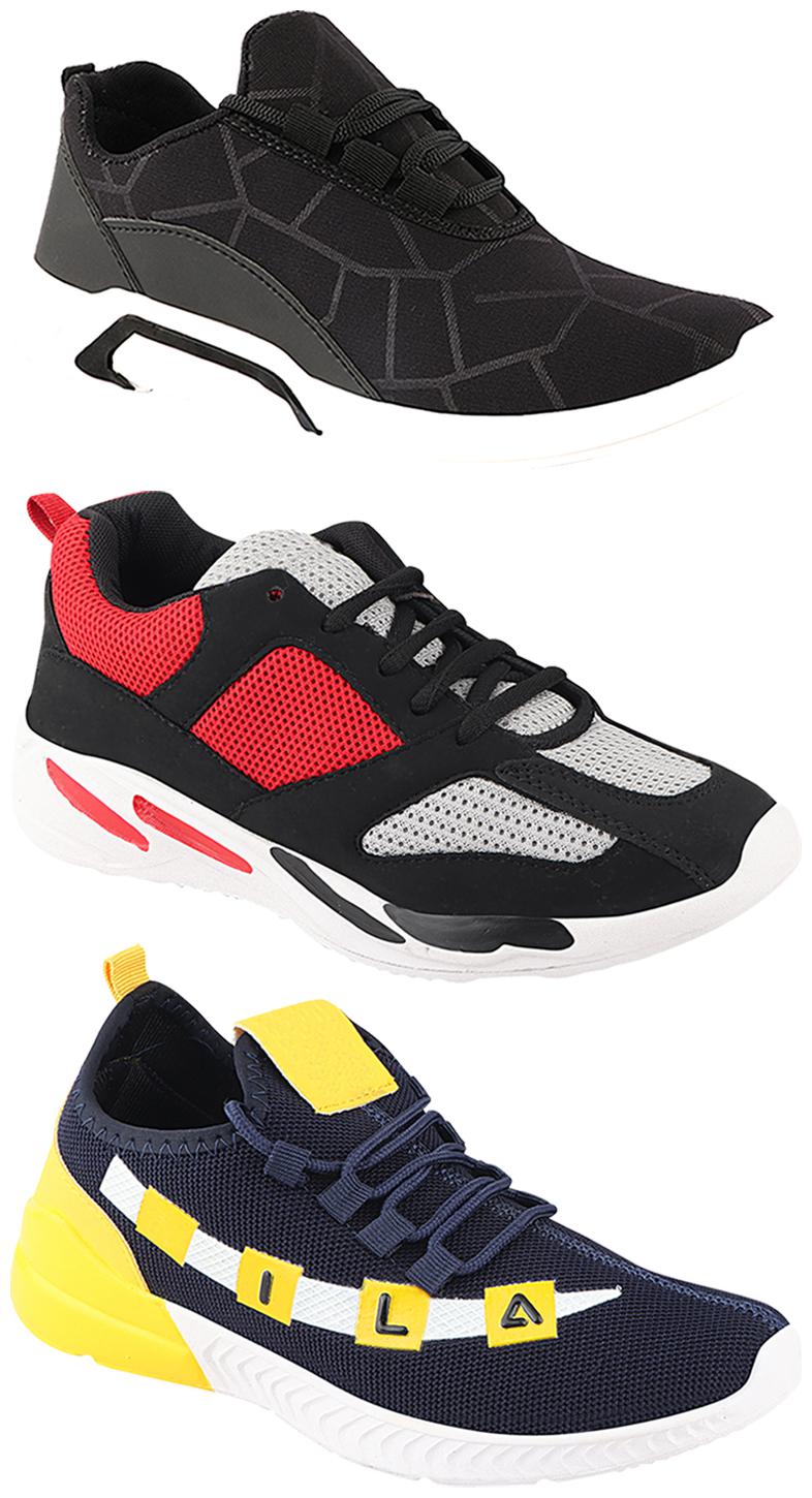 

Birde Men Multi-Color Casual Shoes - CASUAL SPORTS SNEAKERS RUNNNING SHOES - BRD-300-BLK-330-334