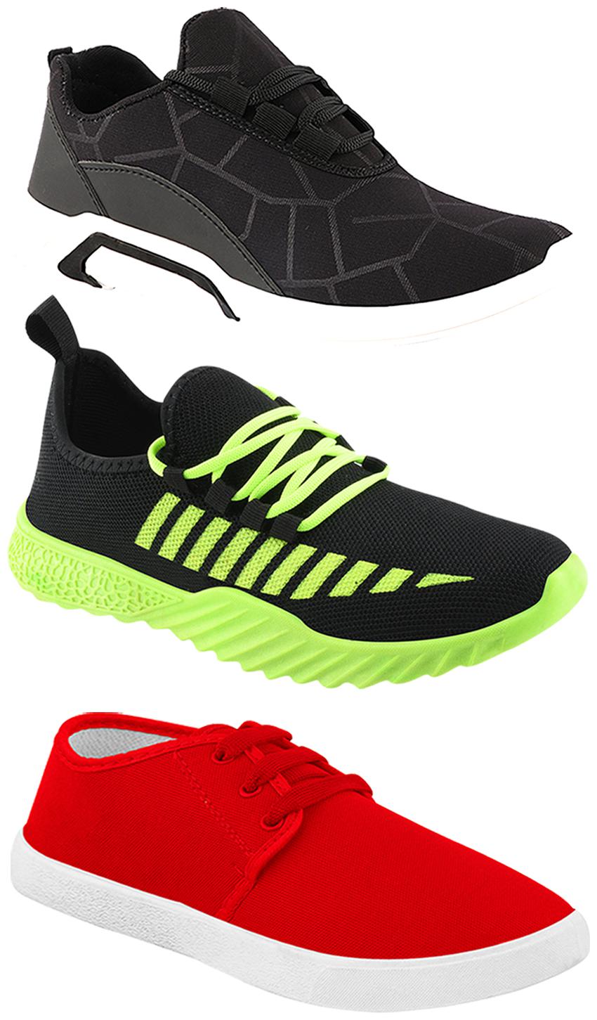 

Birde Men Multi-Color Casual Shoes - BRD-300-BLK-1077-361