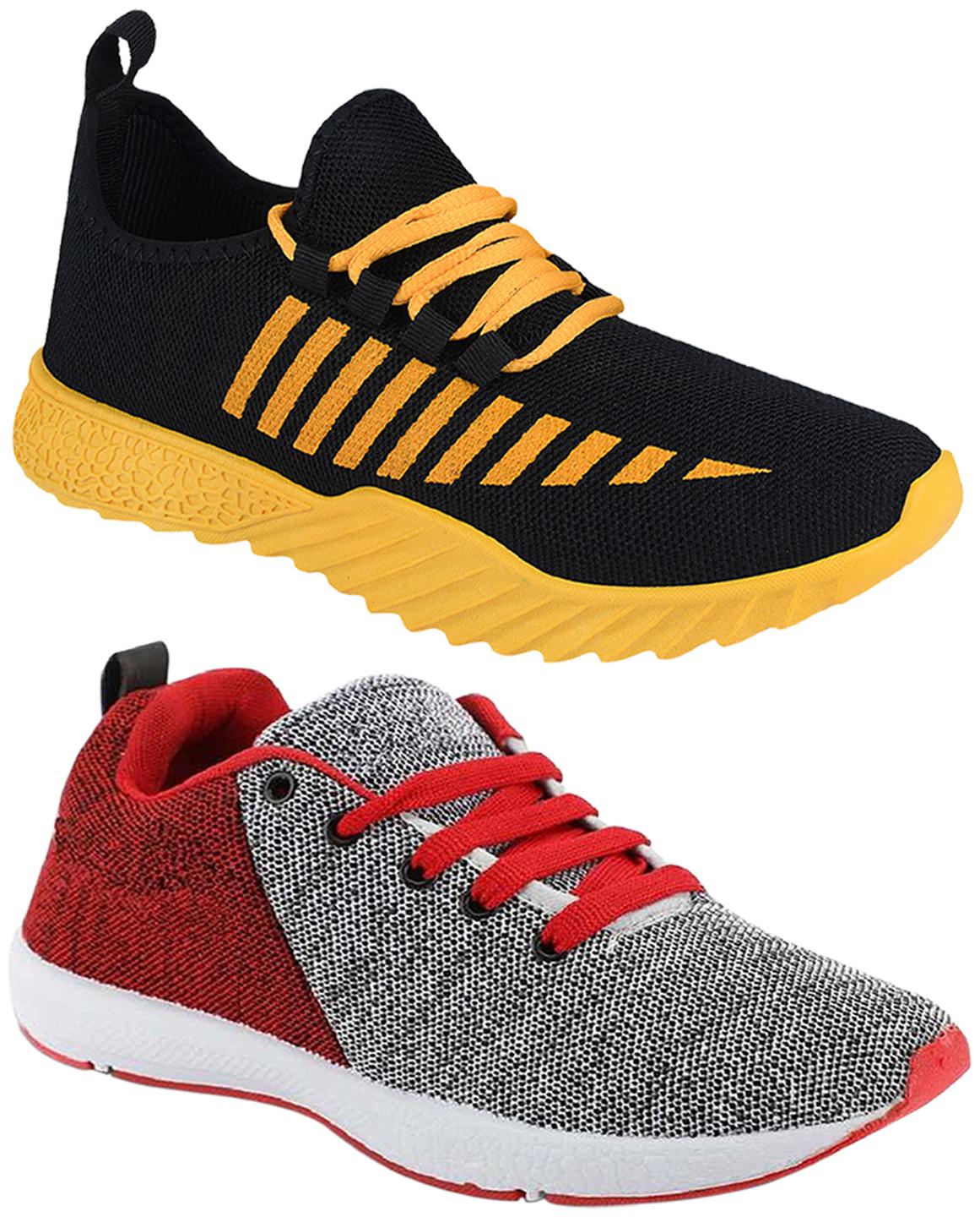 

Birde Multicolor Mesh Casual Shoes For Men (Pack of 2)