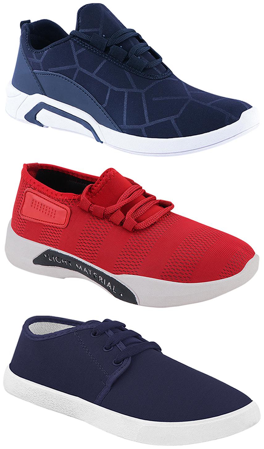 

Birde Men Multi-Color Casual Shoes - BRD-300-BLU-301-RD-1078