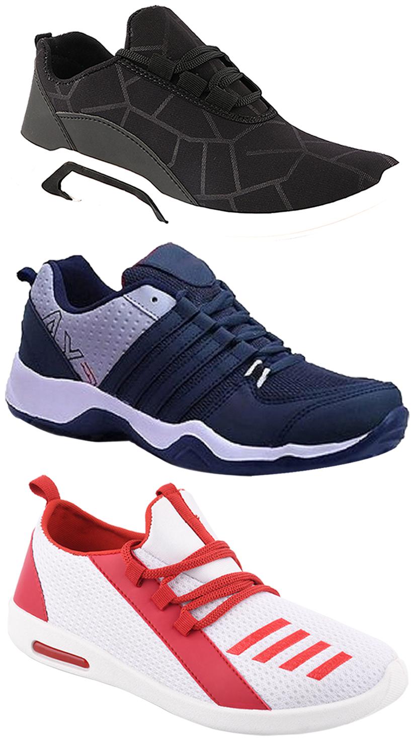 

Birde Men Multi-Color Casual Shoes - BRD-300-BLK AX-1-374