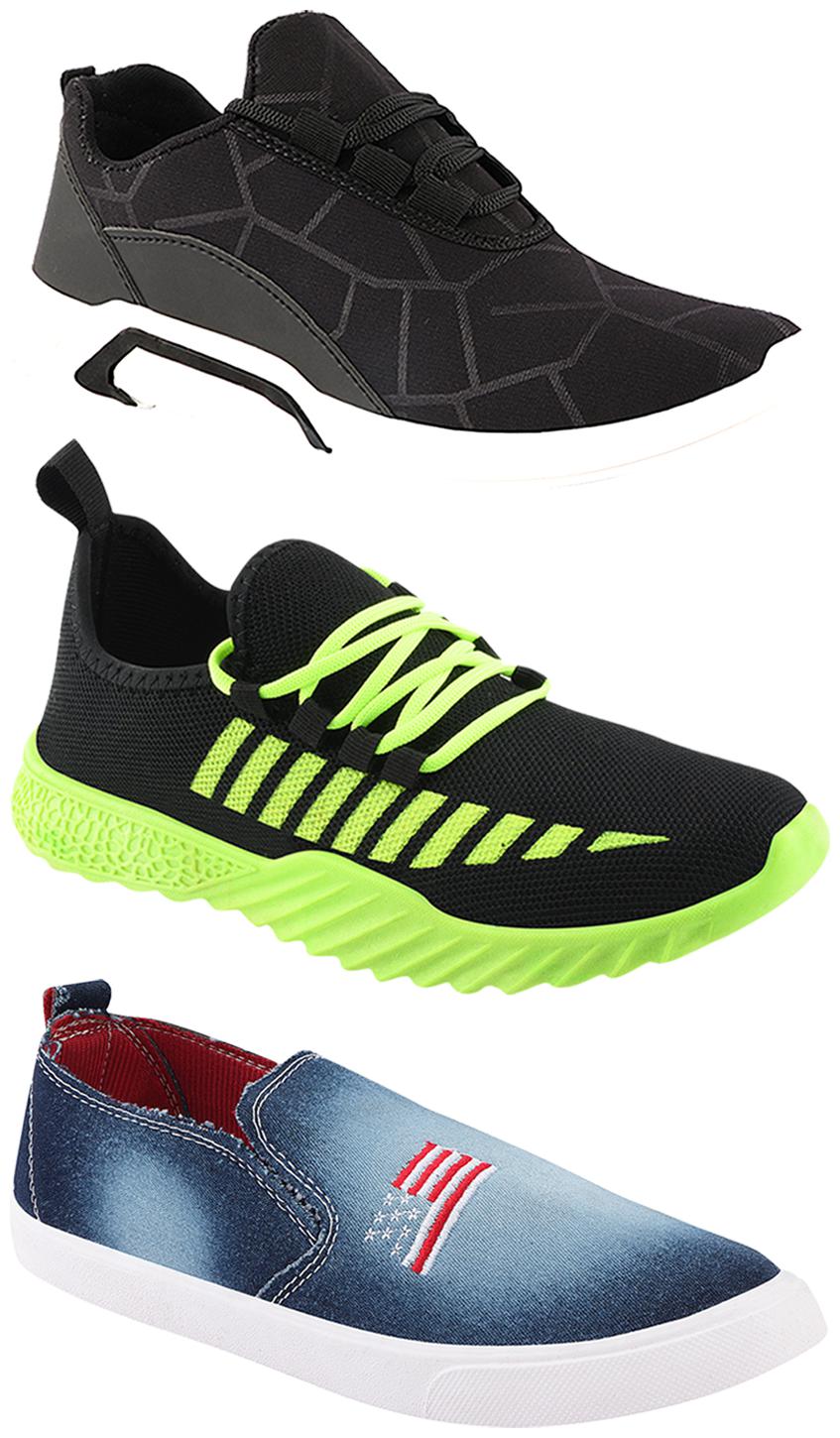 

Birde Men Multi-Color Casual Shoes - BRD-300-BLK-361-1220