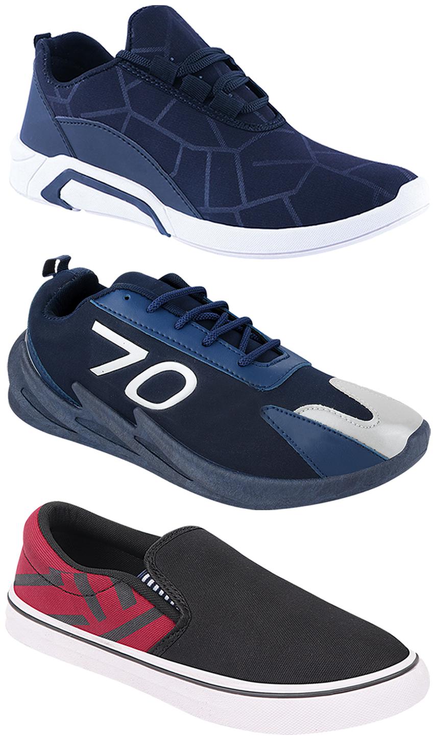 

Birde Men Multi-Color Casual Shoes - CASUAL SPORTS SNEAKERS RUNNNING SHOES - BRD-300-BLU-308-MRN-351