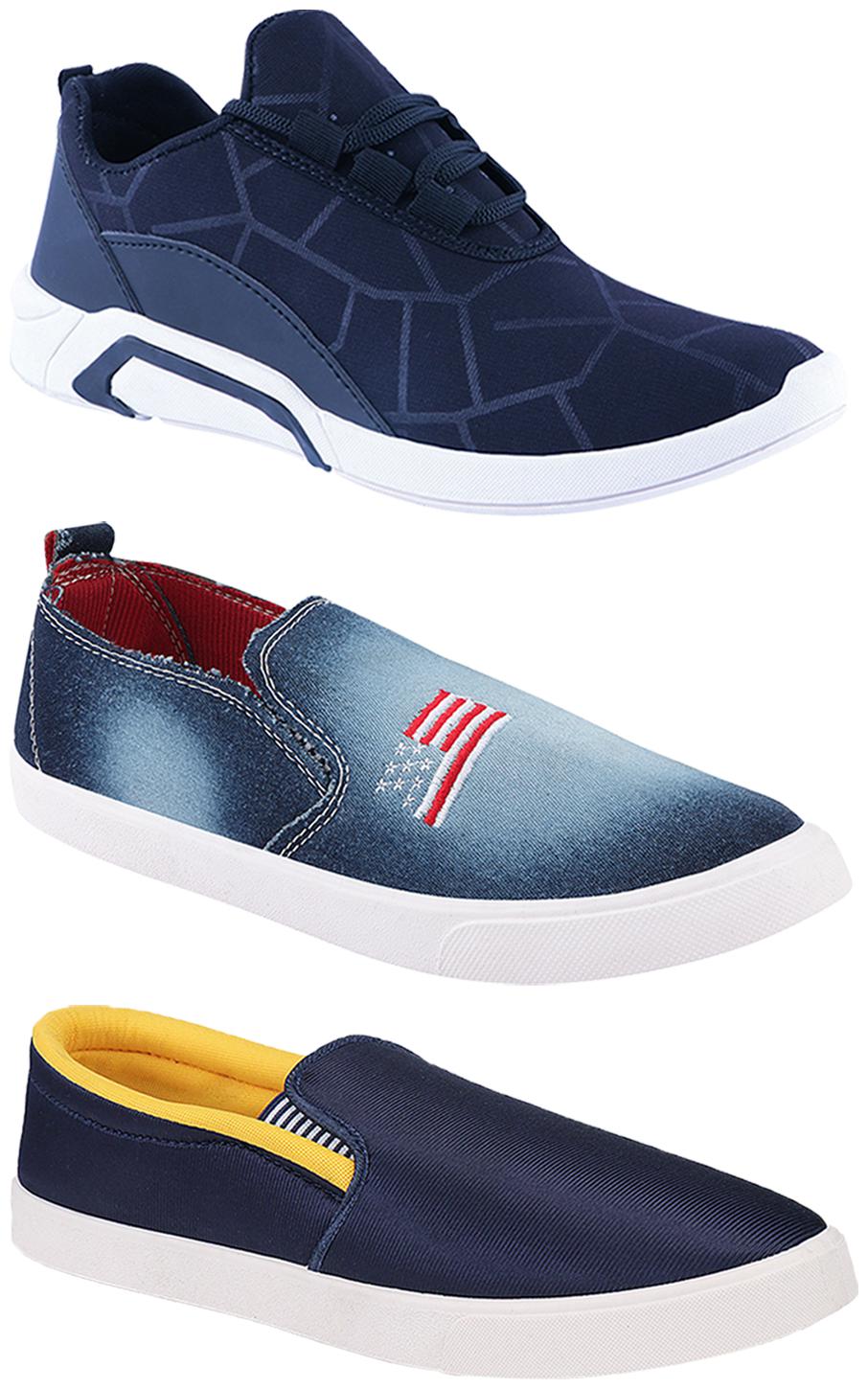 

Birde Men Multi-Color Casual Shoes - BRD-300-BLU-310-BLK BIRDE-52