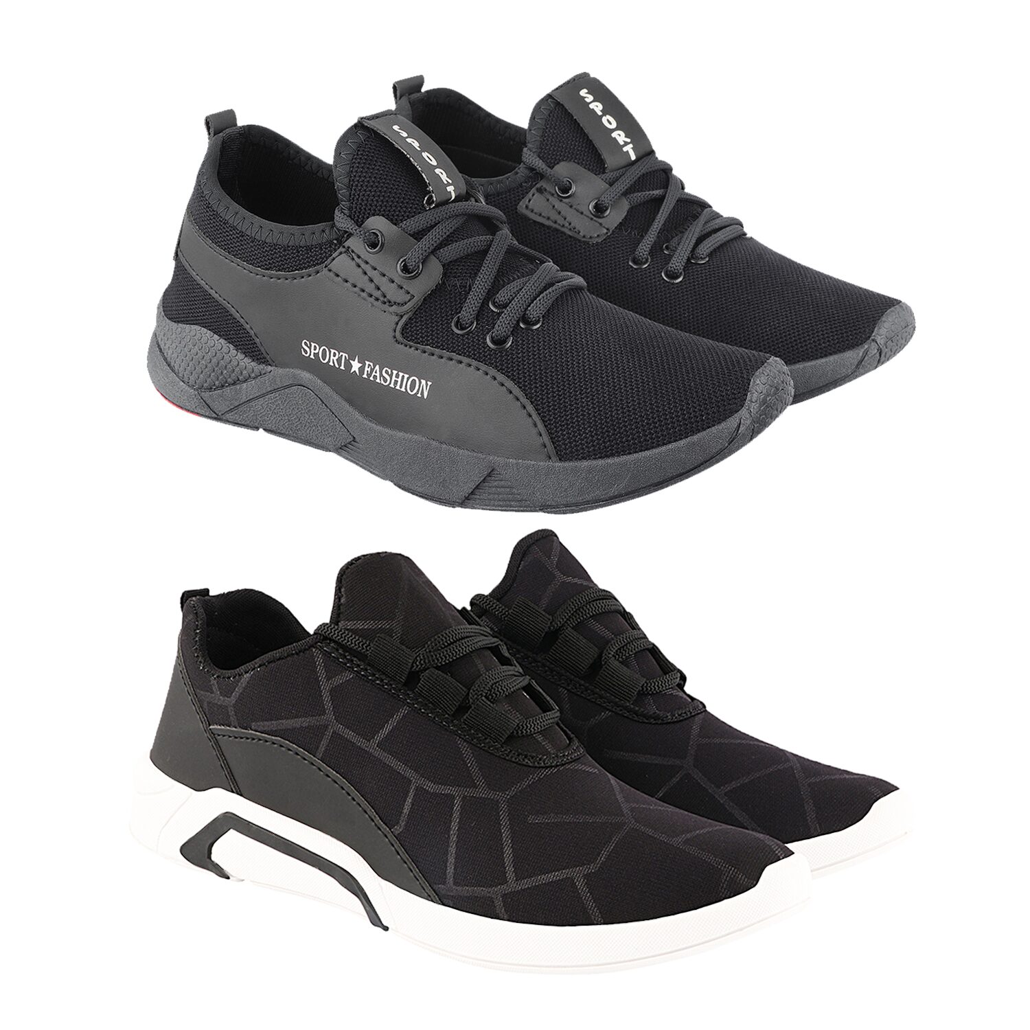 

Birde Men Multi-Color Casual Shoes - BRD-343-300-BLK