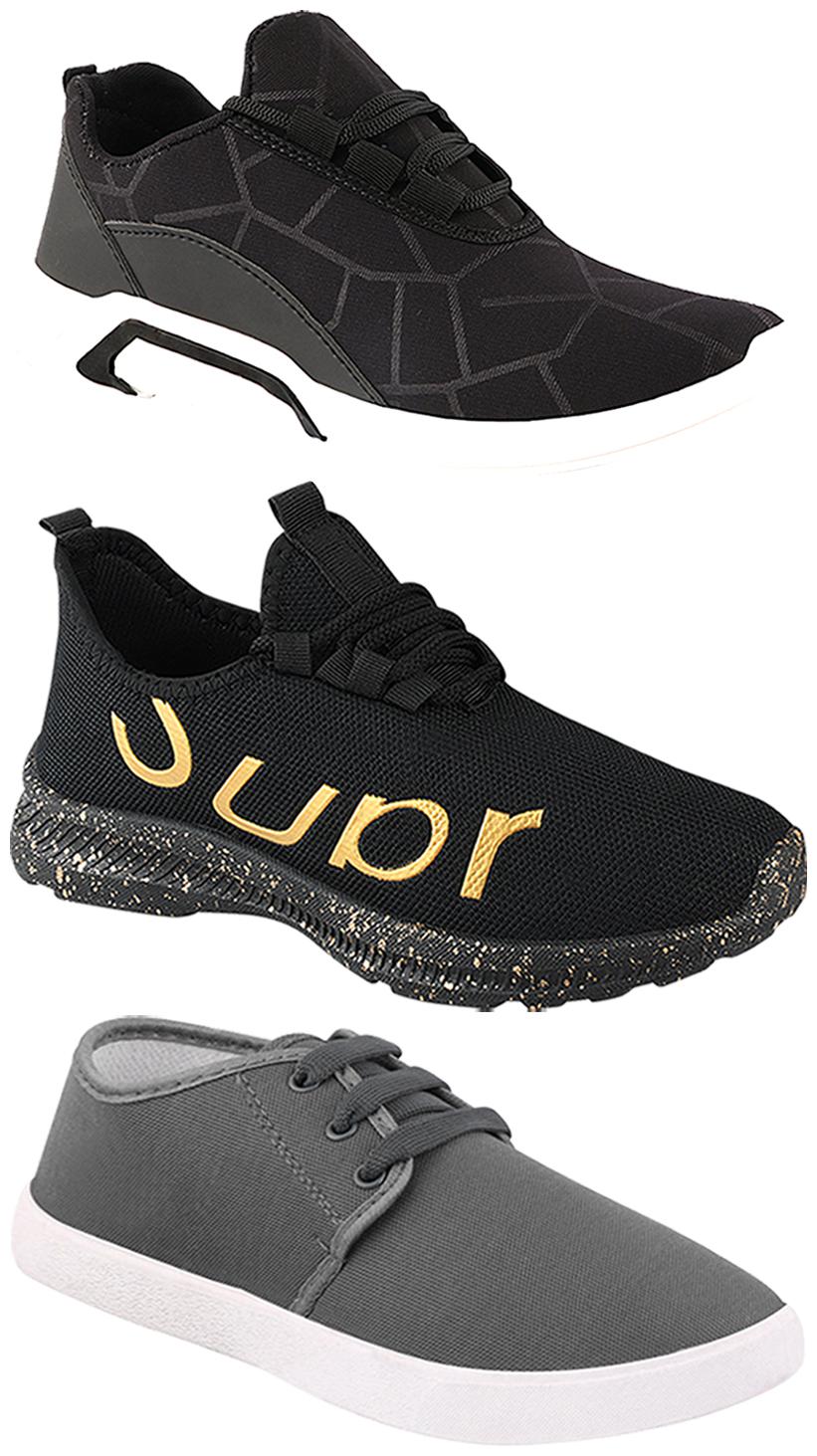 

Birde Men Multi-Color Casual Shoes - BRD-300-BLK-1079-368