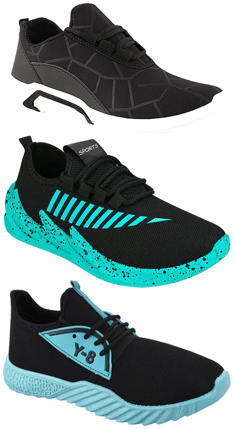 

Birde Men Multi-Color Casual Shoes - BRD-300-BLK-324-SGRN-386