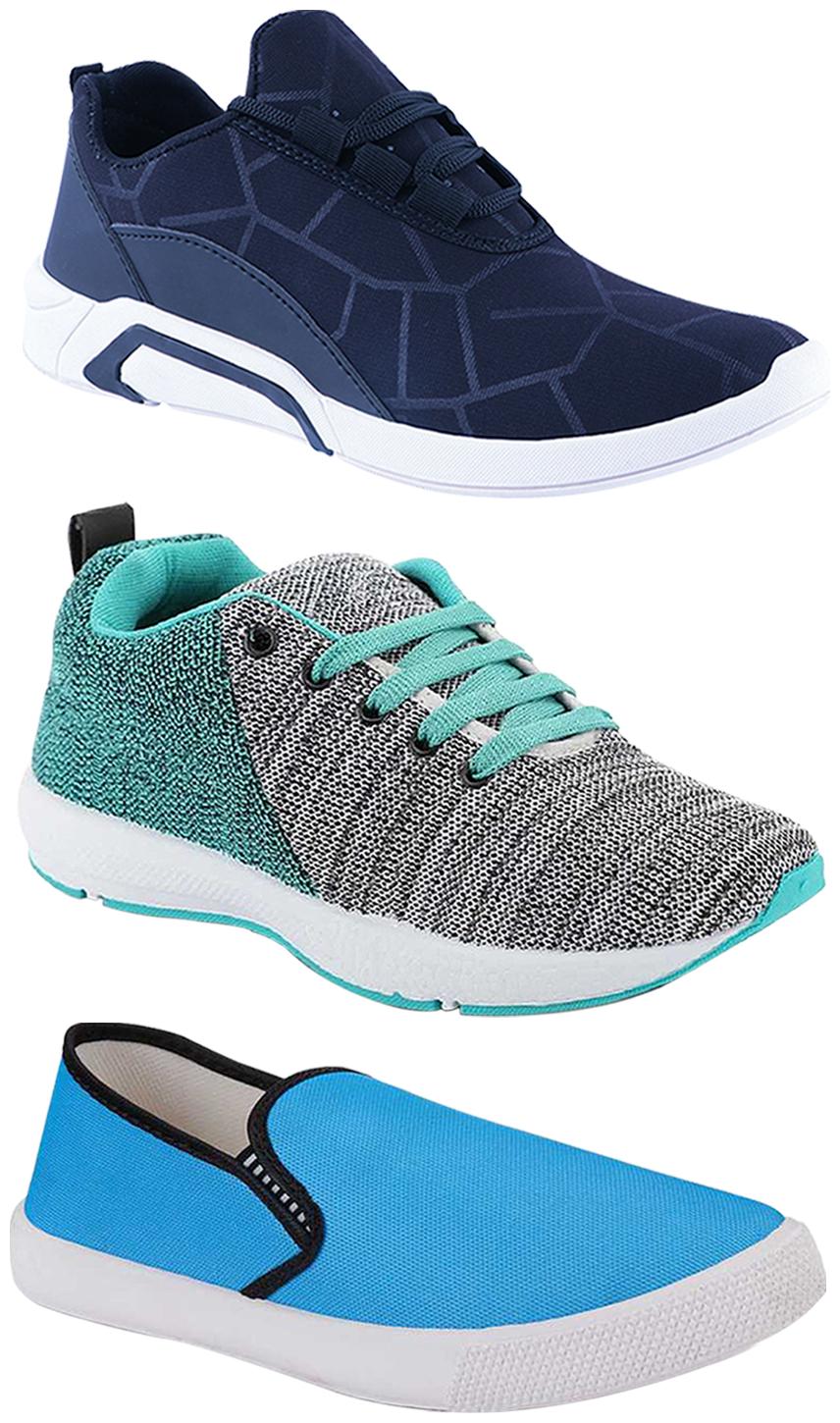 

Birde Men Multi-Color Casual Shoes - CASUAL SPORTS SNEAKERS RUNNNING SHOES - BRD-300-BLU-309-SKY-221