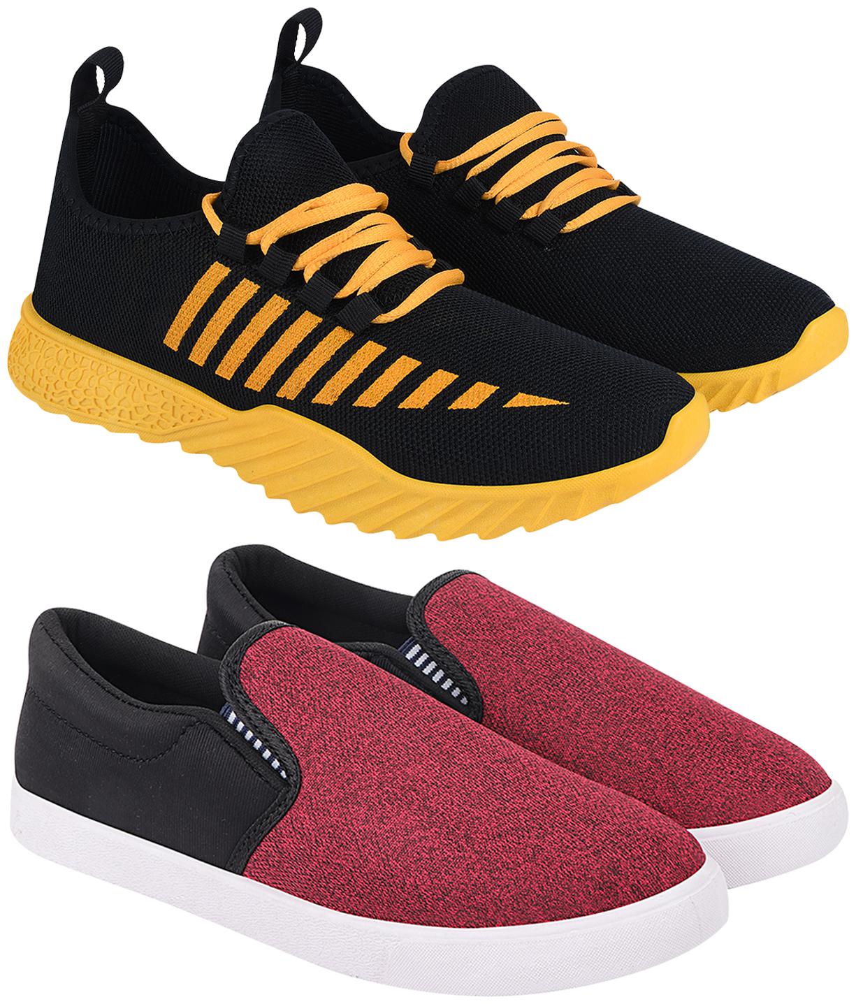 

Birde Men Multi-Color Casual Shoes - BRD-360-310-BLK