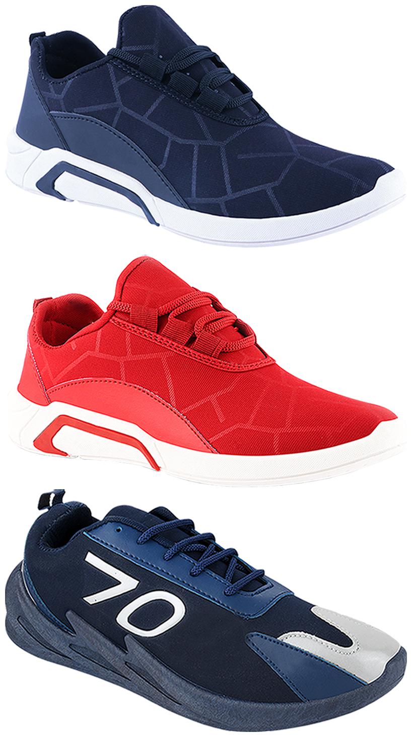 

Birde Men Multi-Color Casual Shoes - CASUAL SPORTS SNEAKERS RUNNNING SHOES - BRD-300-BLU-300-RED-351
