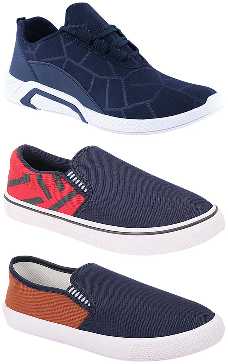

Birde Men Multi-Color Casual Shoes - BRD-300-BLU-308-RED-309-TAN