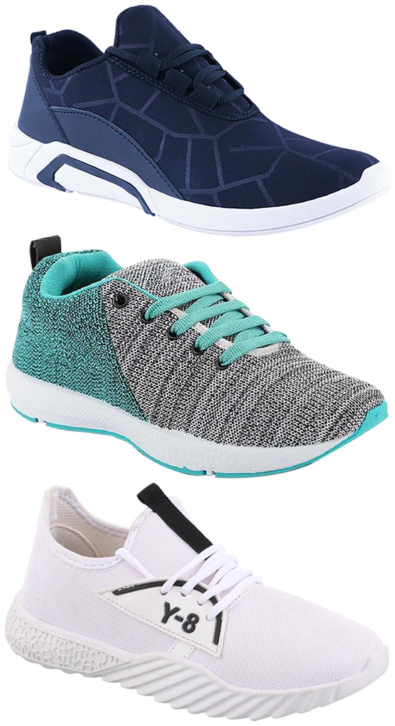 

Birde Men Multi-Color Casual Shoes - CASUAL SPORTS SNEAKERS RUNNNING SHOES - BRD-300-BLU-221-377