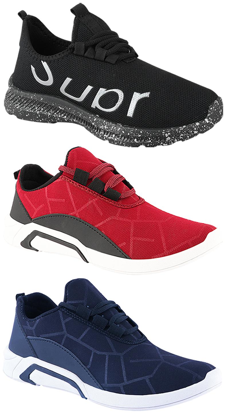 

Birde Men Multi-Color Casual Shoes - BRD-300-BLU-300-CHRY-369