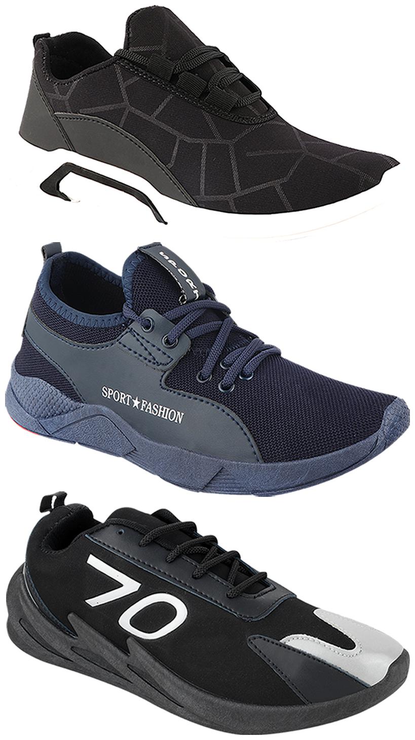 

Birde Men Multi-Color Casual Shoes - CASUAL SPORTS SNEAKERS RUNNNING SHOES - BRD-300-BLK-342-350