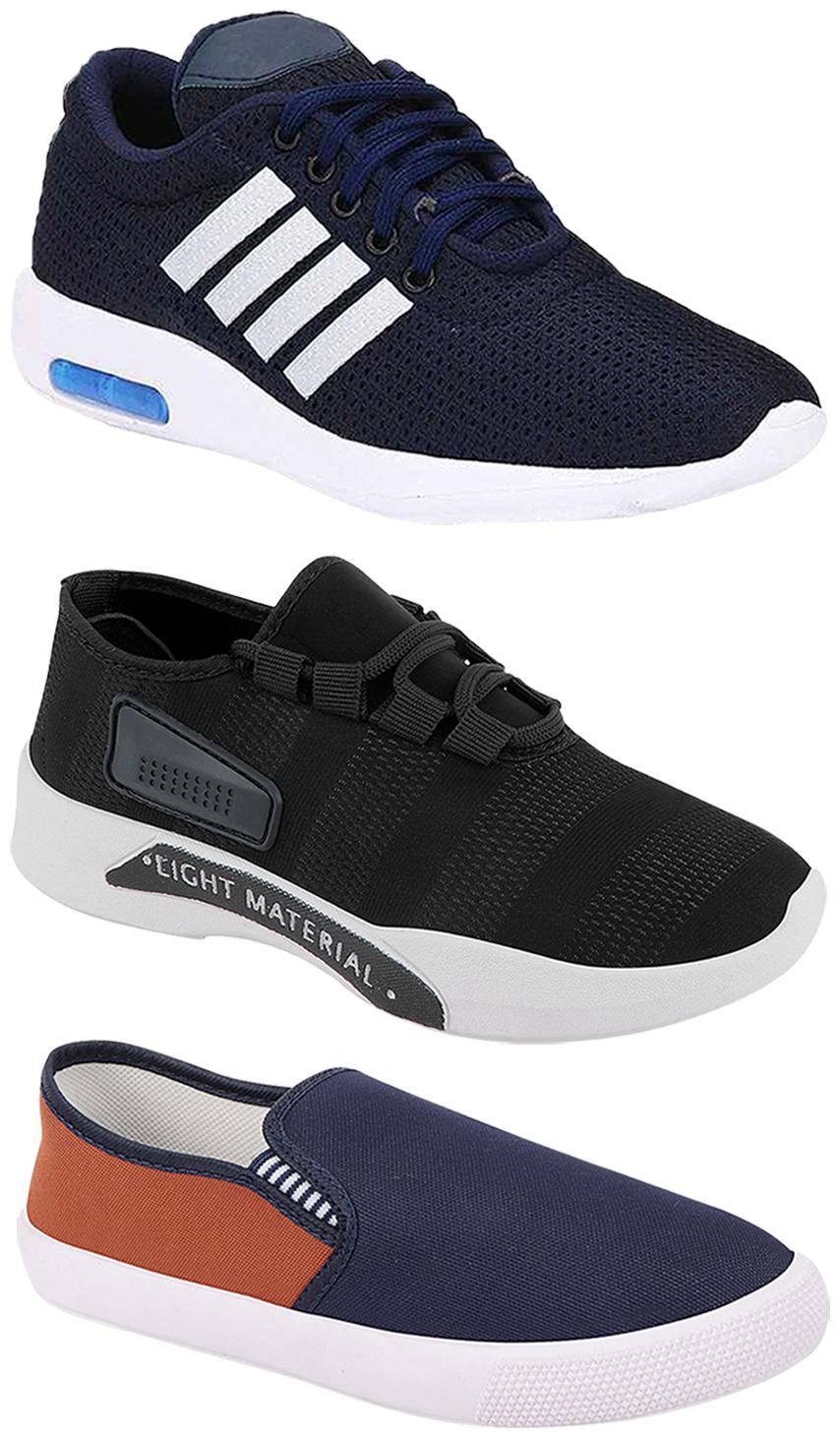

Birde Men Multi-Color Casual Shoes - BRD-304-BLU BRD-301-BLK BRD-309-TAN