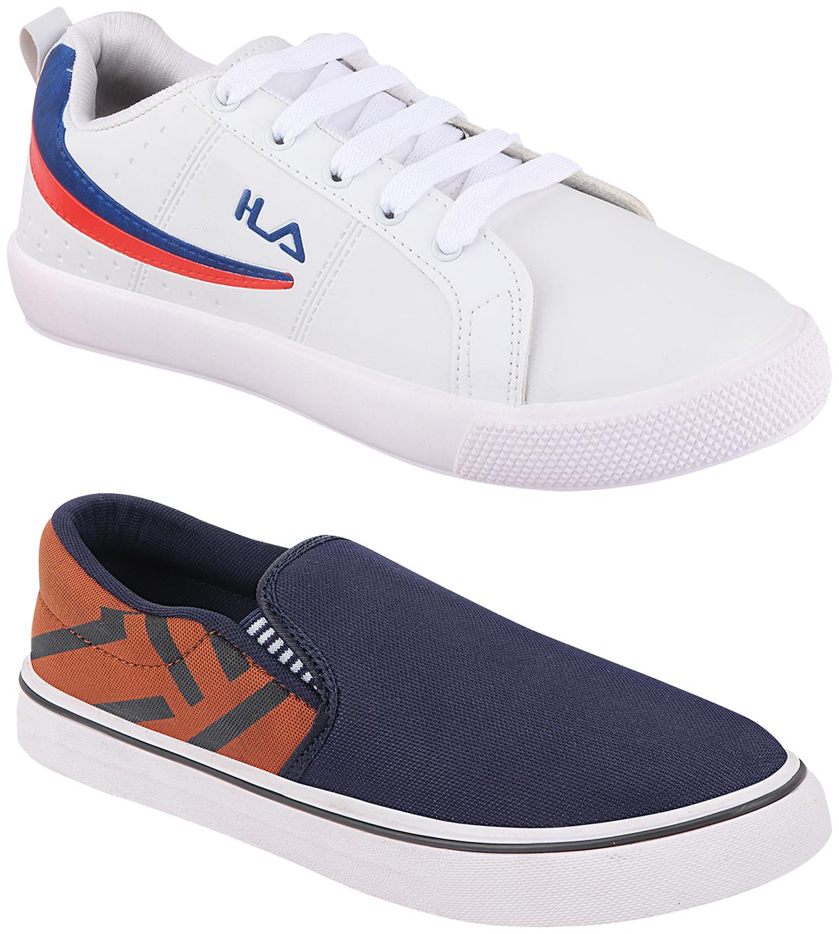 

Birde Multicolor Synthetic Casual Shoes For Men (Pack of 2)