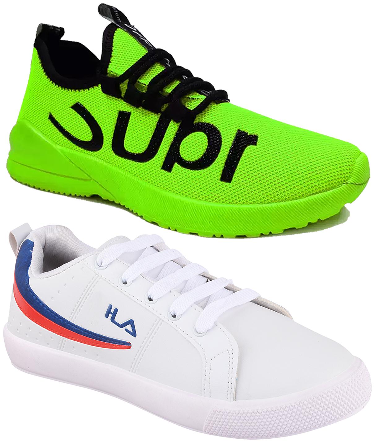 

Birde Multicolor Synthetic Casual Shoes For Men (Pack of 2)