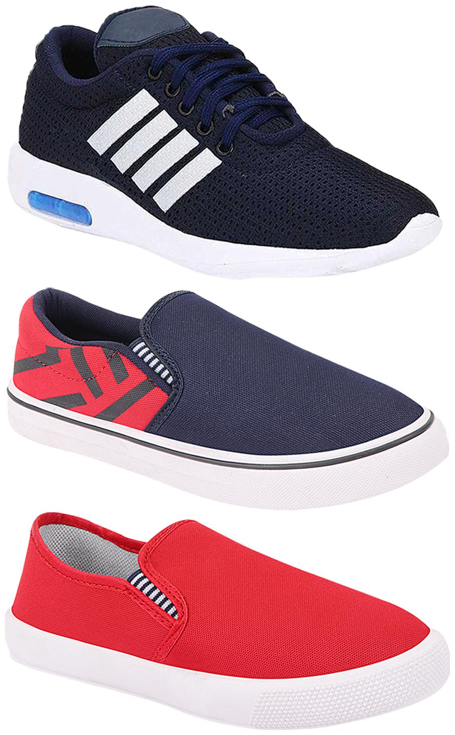 

Birde Men Multi-Color Casual Shoes - BRD-304-BLU BRD-308-RED BRD-309-RD
