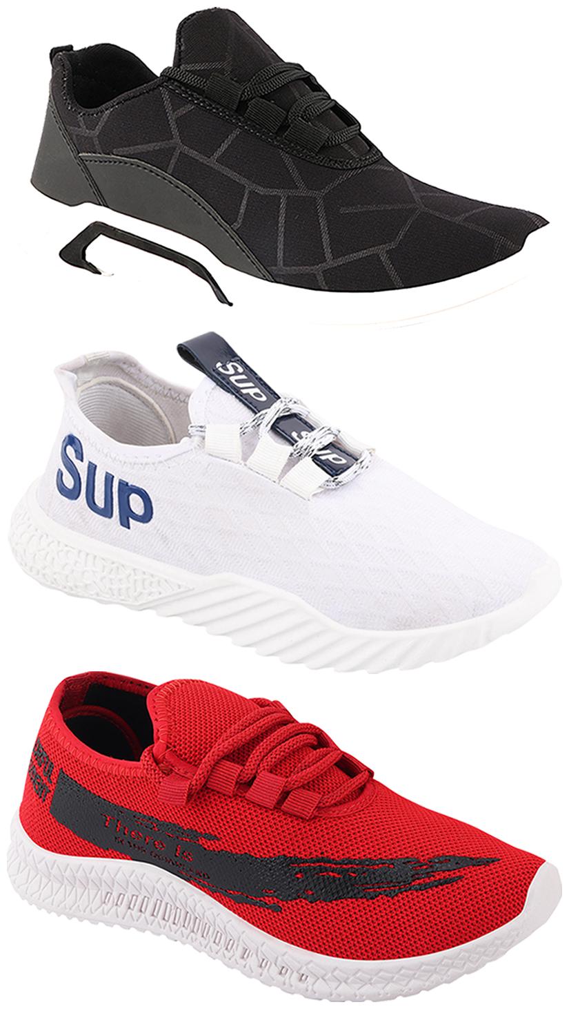 

Birde Men Multi-Color Casual Shoes - CASUAL SPORTS SNEAKERS RUNNNING SHOES - BRD-300-BLK-321-385