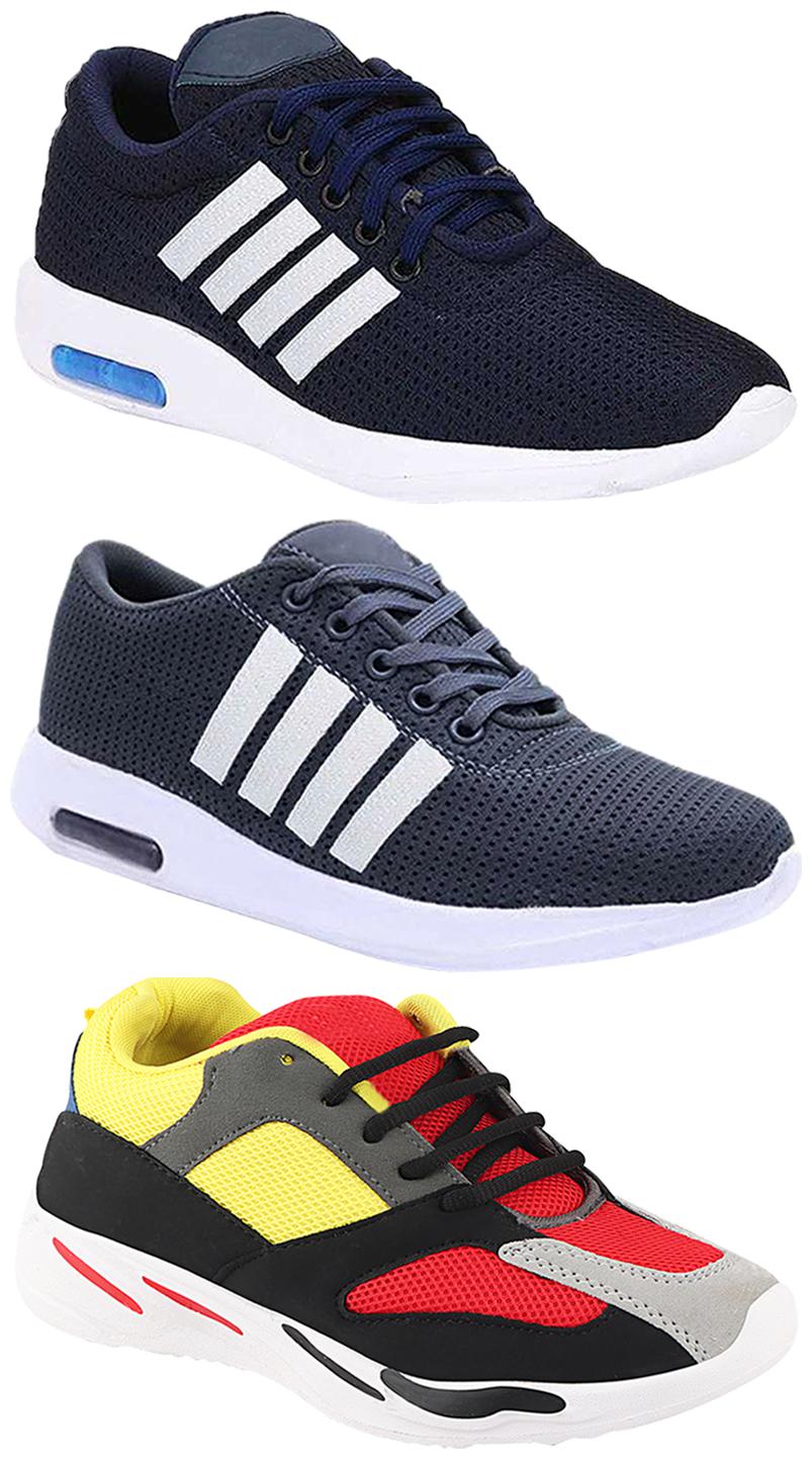 

Birde Men Multi-Color Casual Shoes - CASUAL SPORTS SNEAKERS RUNNNING SHOES - BRD-304-BLU BRD-304-GRY BRD-333