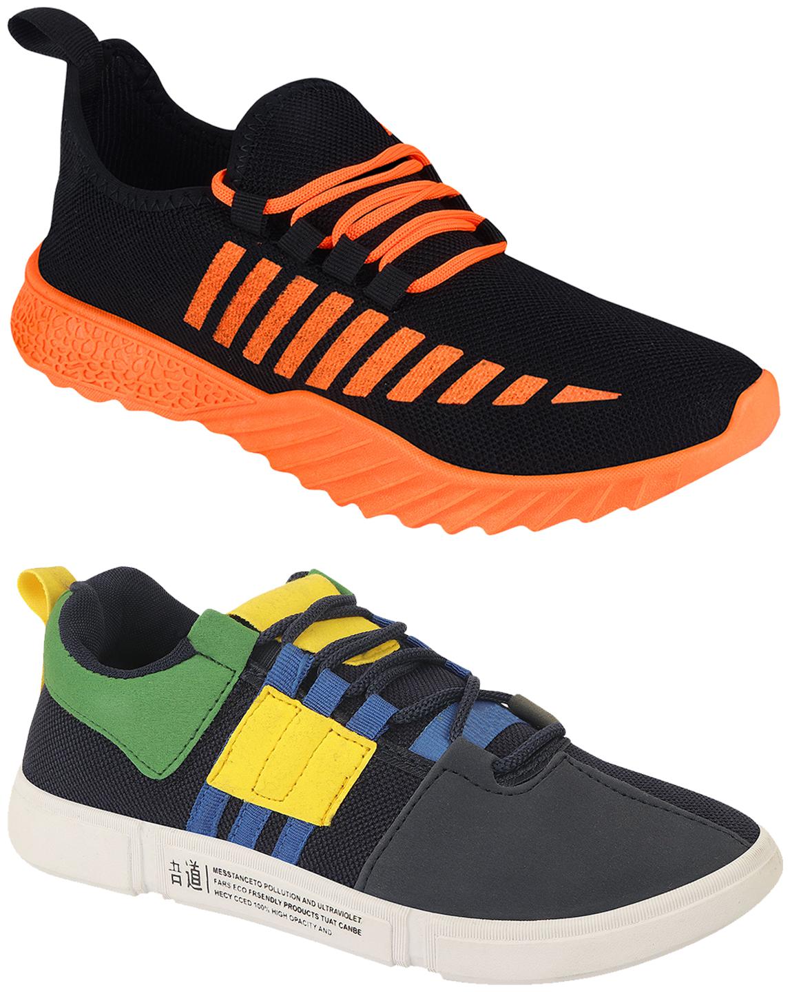 

Birde Men Multi-Color Casual Shoes - BRD-359-CHAMPION-1-NBLU-PGRN