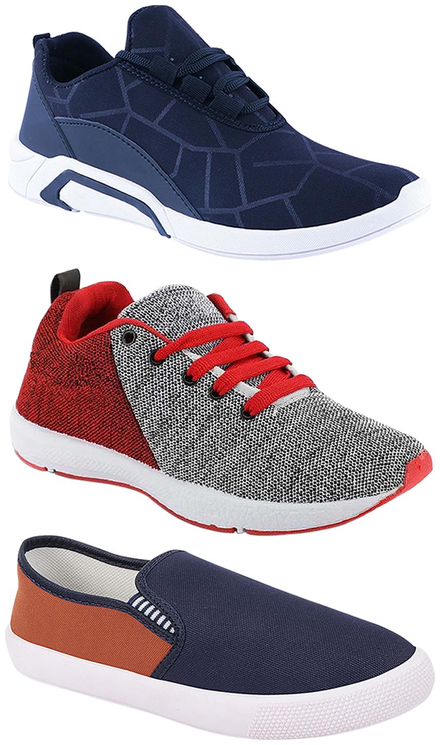 

Birde Men Multi-Color Casual Shoes - CASUAL SPORTS SNEAKERS RUNNNING SHOES - BRD-300-BLU-309-TAN-222