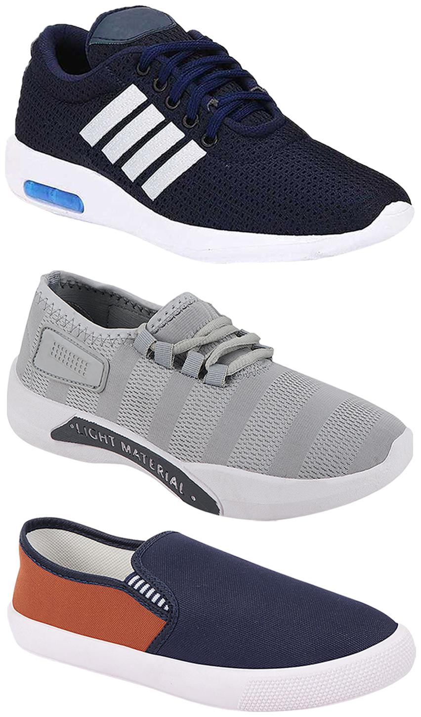 

Birde Men Multi-Color Casual Shoes - BRD-304-BLU BRD-301-GRY BRD-309-TAN