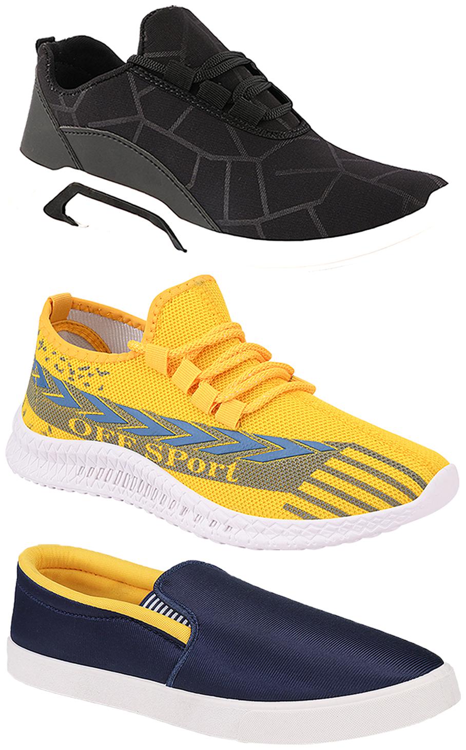 

Birde Men Multi-Color Casual Shoes - BRD-300-BLK-316 BIRDE-52