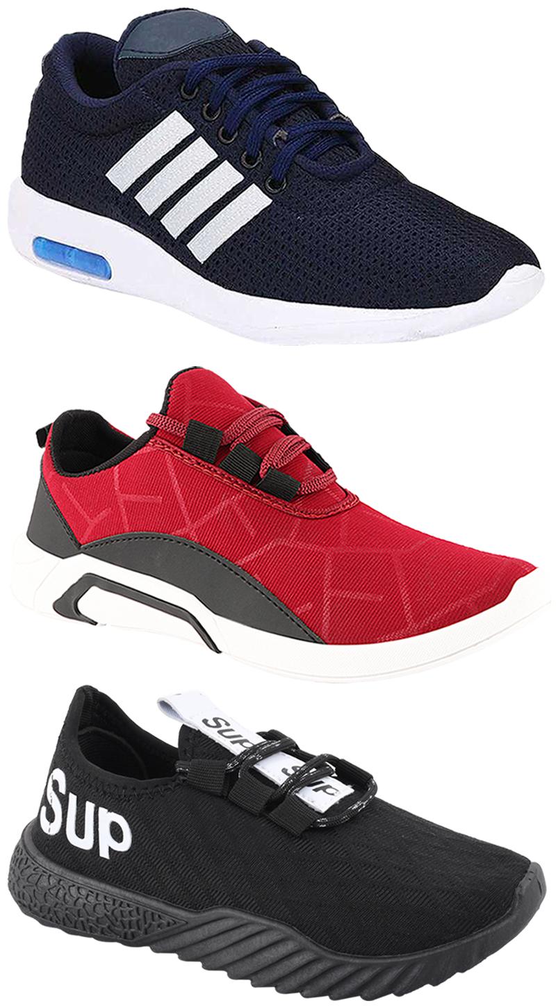 

Birde Men Multi-Color Casual Shoes - CASUAL SPORTS SNEAKERS RUNNNING SHOES - BRD-304-BLU BRD-300-CHRY BRD-384