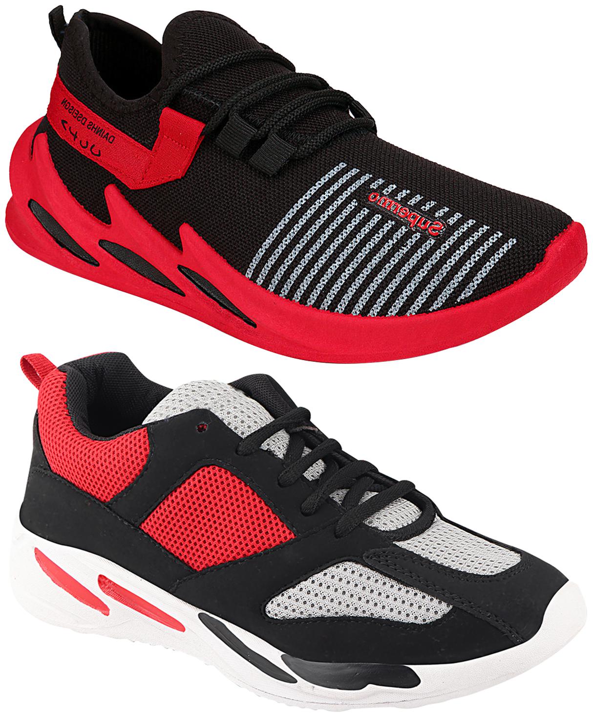 

Birde Multicolor Mesh Casual Shoes For Men (Pack of 2)