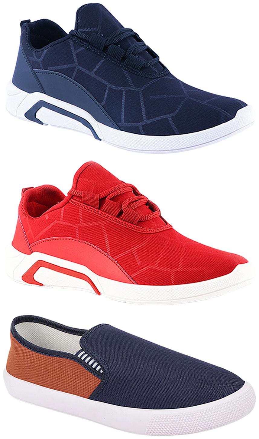

Birde Men Multi-Color Casual Shoes - BRD-300-BLU-300-RED-309-TAN
