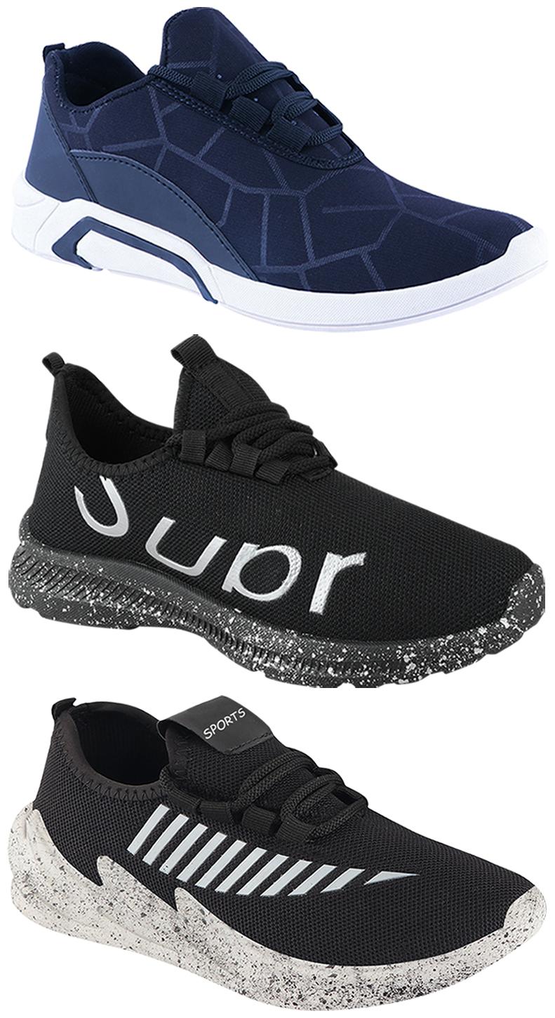 

Birde Men Multi-Color Casual Shoes - BRD-300-BLU-324-GRY-369