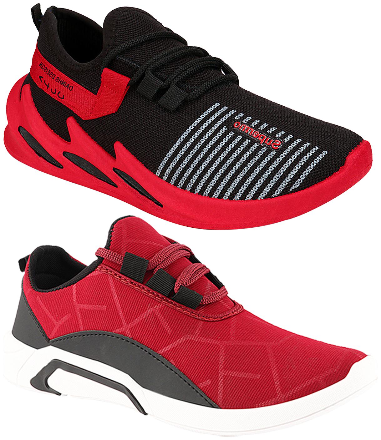 

Birde Multicolor Mesh Casual Shoes For Men (Pack of 2)