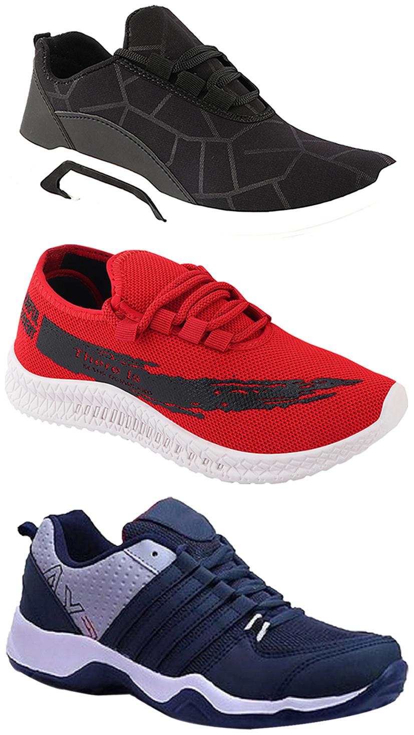 

Birde Men Multi-Color Casual Shoes - BRD-300-BLK AX-1-321
