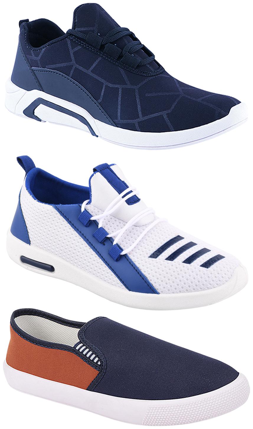 

Birde Men Multi-Color Casual Shoes - BRD-300-BLU-309-TAN-375