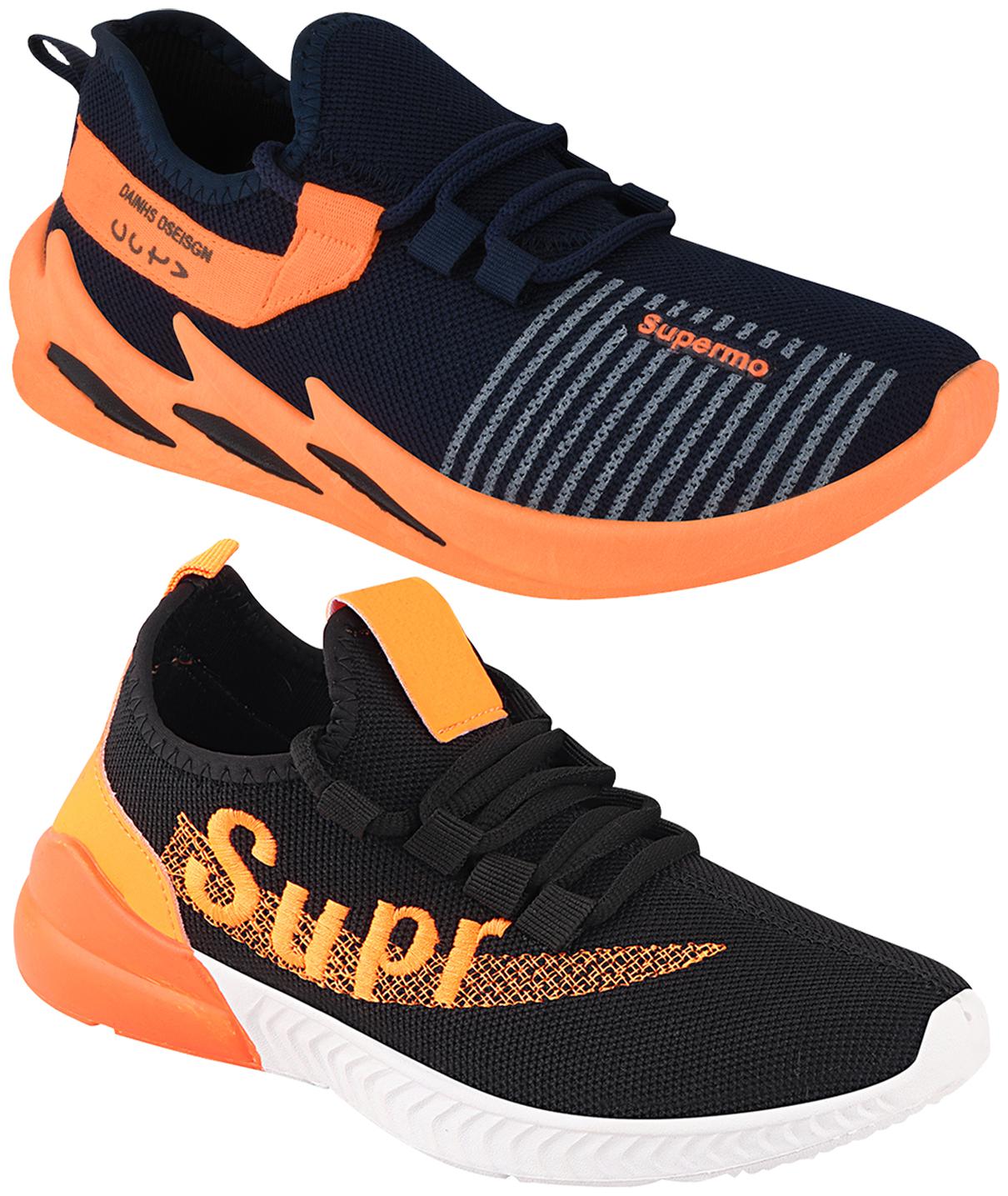 

Birde Multicolor Mesh Casual Shoes For Men (Pack of 2)