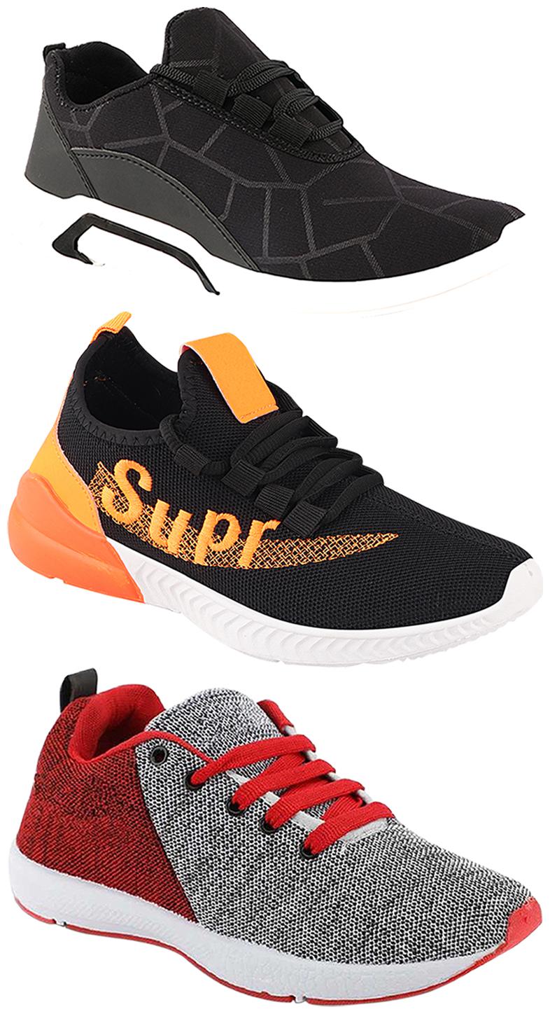 

Birde Men Multi-Color Casual Shoes - CASUAL SPORTS SNEAKERS RUNNNING SHOES - BRD-300-BLK-222-331