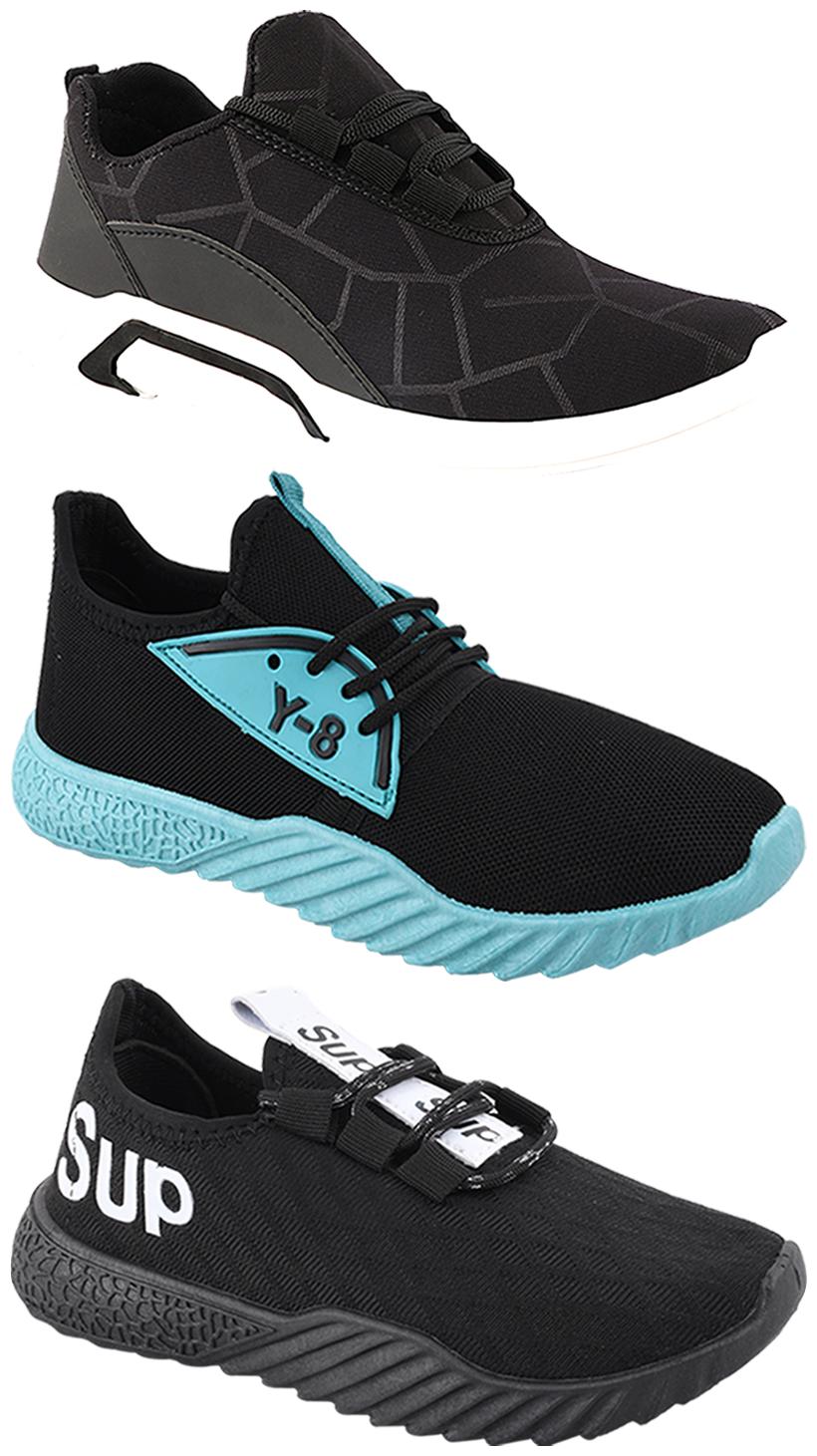 

Birde Men Multi-Color Casual Shoes - CASUAL SPORTS SNEAKERS RUNNNING SHOES - BRD-300-BLK-384-386