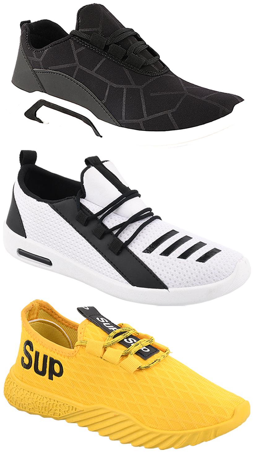 

Birde Men Multi-Color Casual Shoes - CASUAL SPORTS SNEAKERS RUNNNING SHOES - BRD-300-BLK-376-383