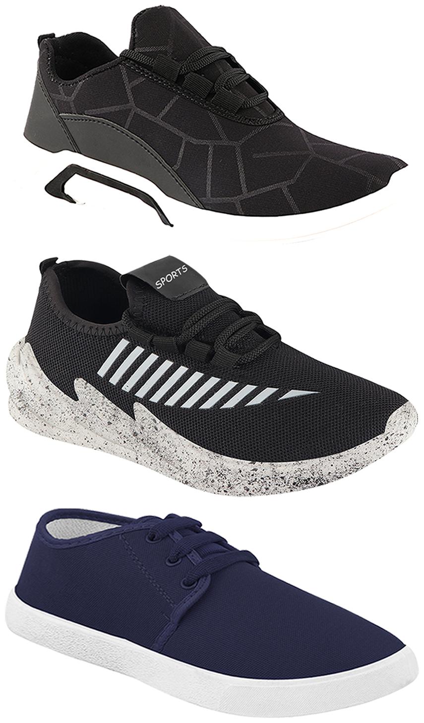 

Birde Men Multi-Color Casual Shoes - BRD-300-BLK-1078-324-GRY